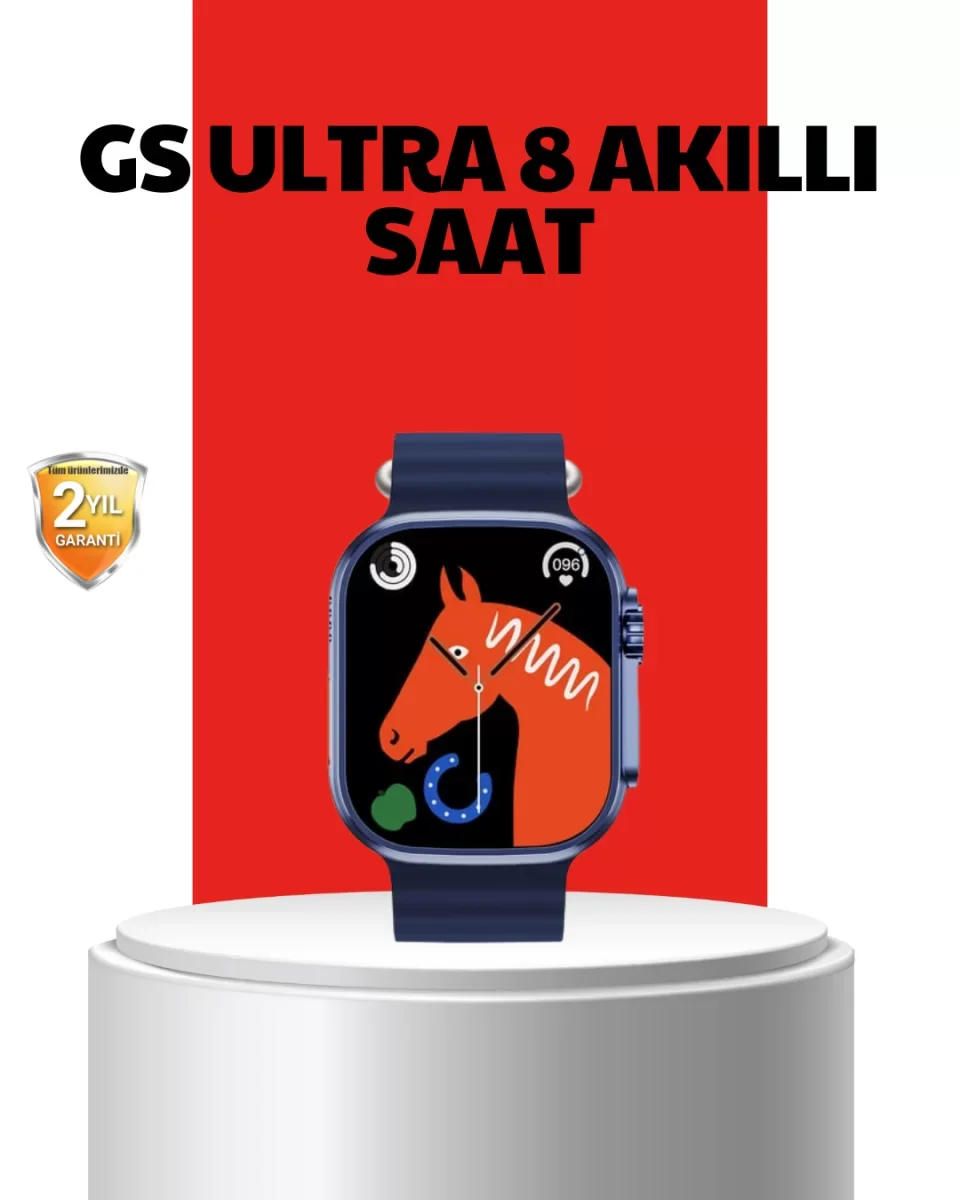 Akıllı Saat 360 mAh Çoklu Spor Modlu Lacivert Siyah Kordon - Lisi