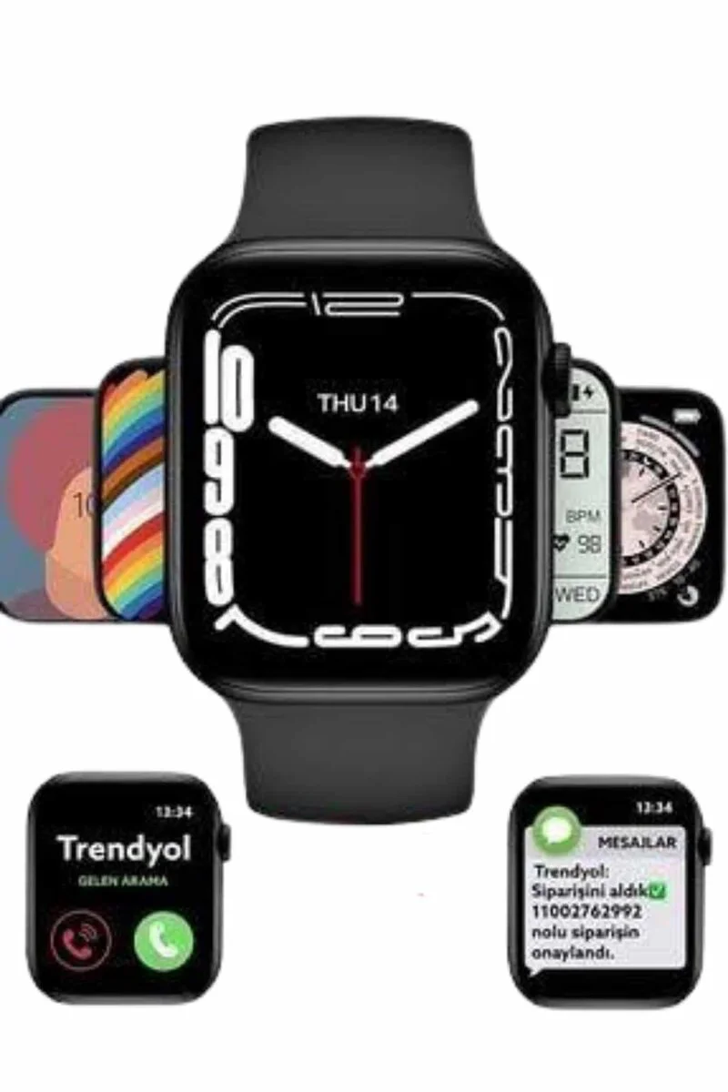 Akıllı Saat 44 mm Dokunmatik Ekran - AMOLED, IP67 Su Geçirmez