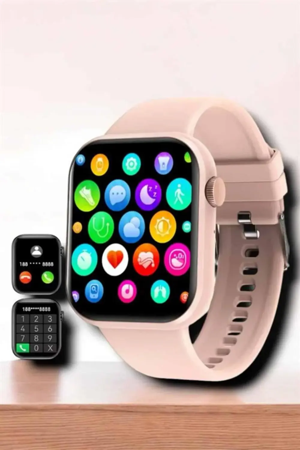 Akıllı Saat 44mm Çelik Kasa, OLED Ekran ve Gelişmiş Sağlık Takibi