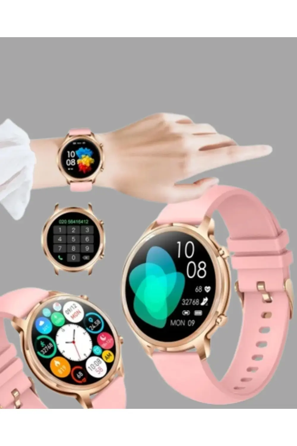 Akıllı Saat – Adım Sayar, Bildirim Görüntüleme, Suya Dayanıklı