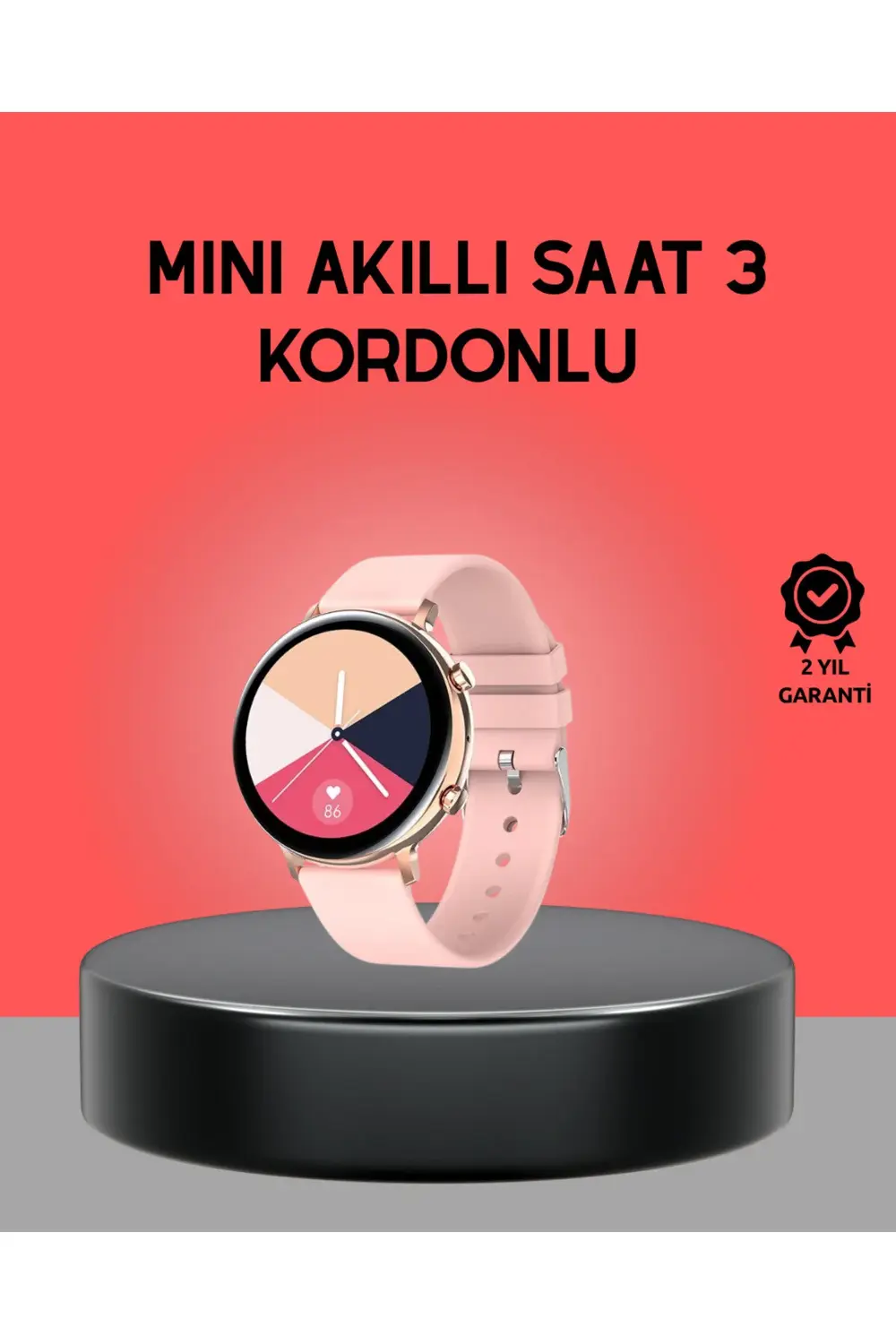 Akıllı Saat – Adım Sayar, Bildirim Görüntüleme, Suya Dayanıklı