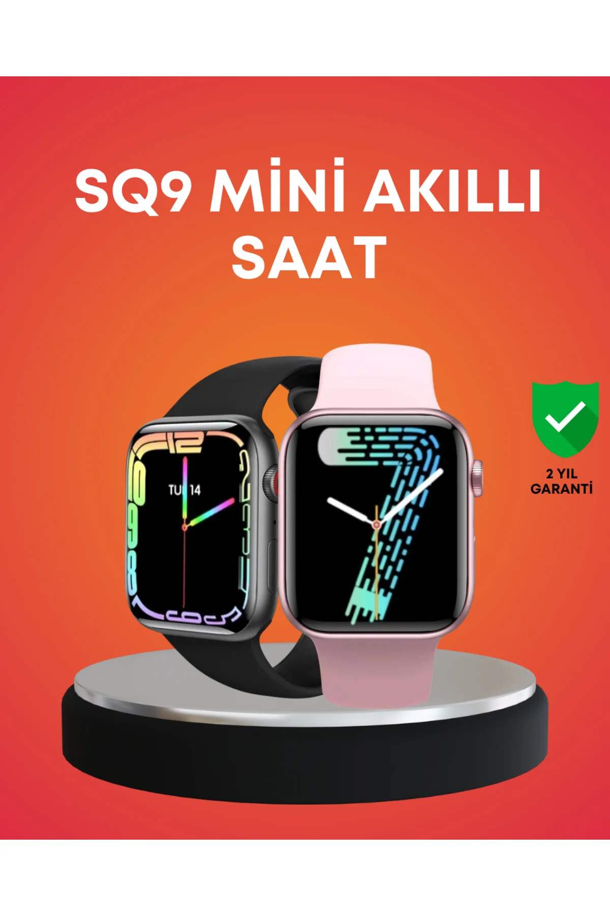 Akıllı Saat AMOLED Dokunmatik Ekran Nabız Uyku ve Adım Takibi