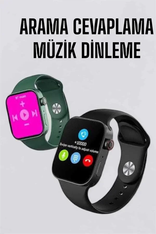 Akıllı Saat Amoled Ekran GPS ve Uyku Takibi Bluetooth Bağlantılı 