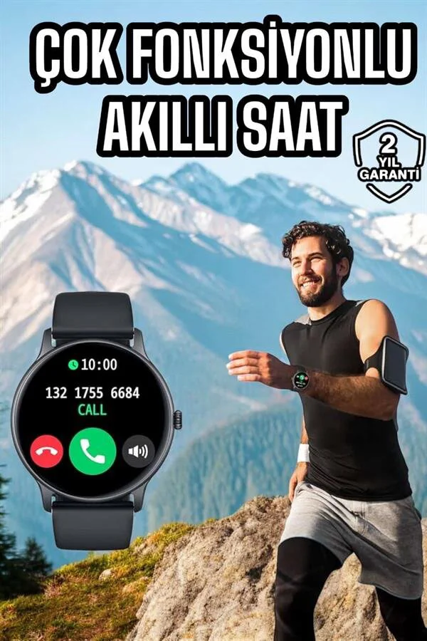 Akıllı Saat AMOLED Ekranlı Sesli Görüşme ve NFC ile Hayatını Kolaylaştır