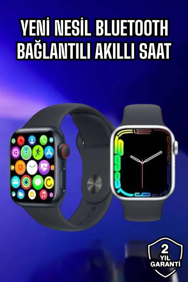 Akıllı Saat Amoled Ekran Yeni Nesil Bluetooth Bağlantılı Akıllı Saat Amoled Ekran Yeni Nesil Bluetooth Bağlantılı