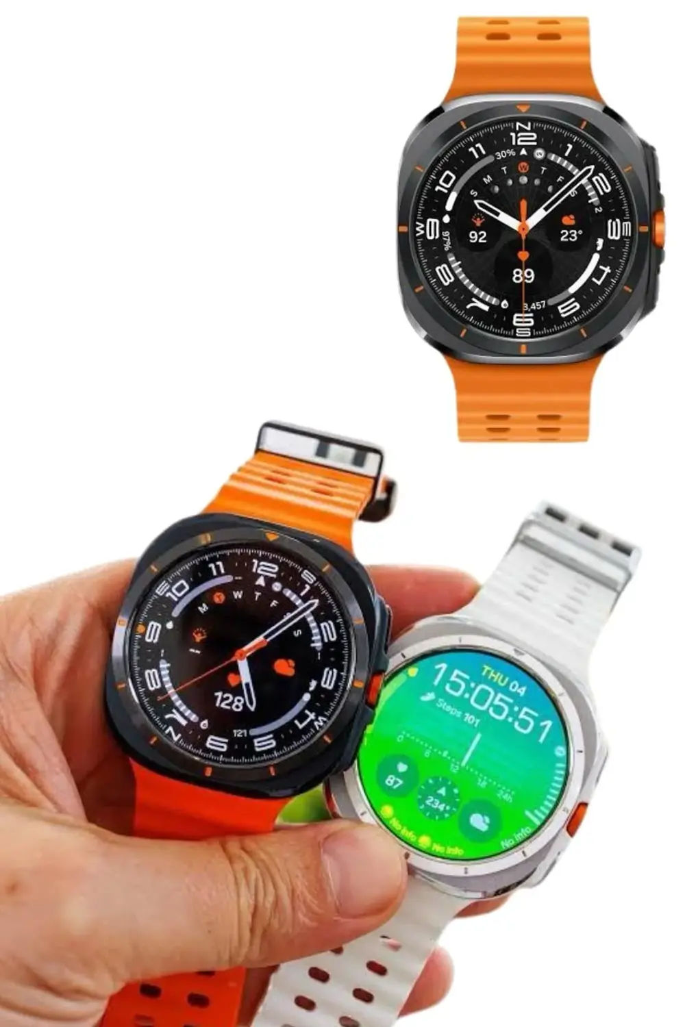 Akıllı Saat Amoled Ekran Bluetooth Bağlantılı Sağlık Takibi GPS U