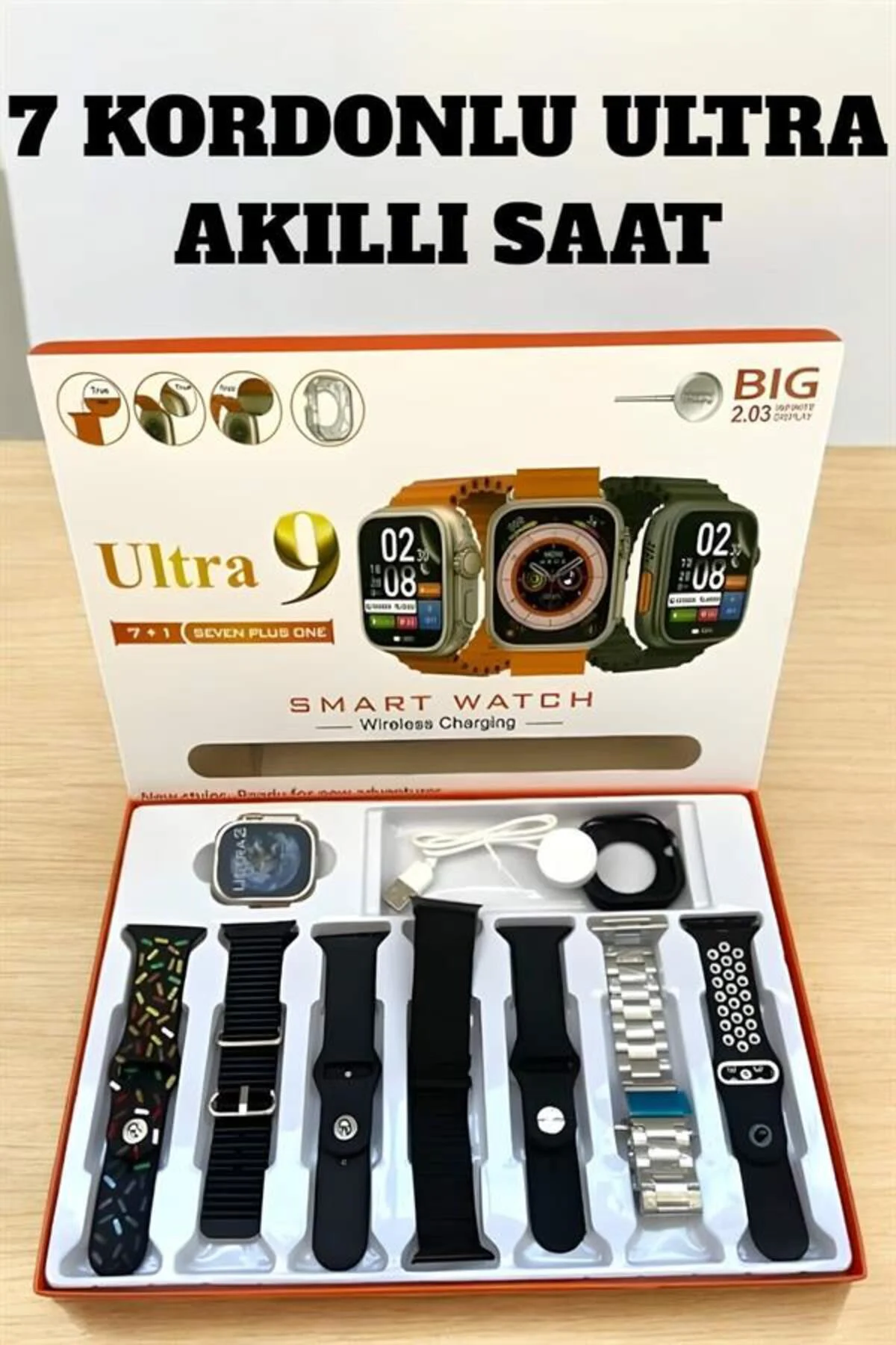 Akıllı Saat Android Ve İOS Uyumlu Arama Cevaplayan Dokunmatik Ekr