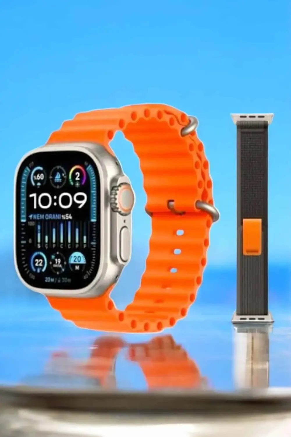 Akıllı Saat Android ve İOS Uyumlu NFC Ve GPS Özelliği Arama Cevap