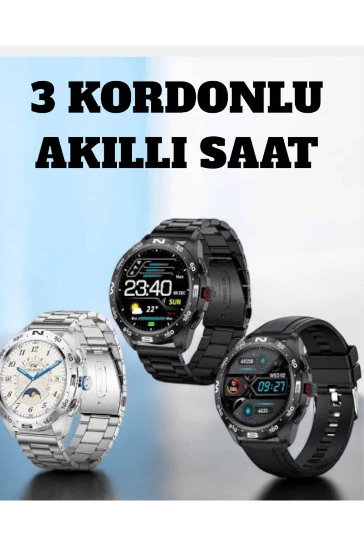 Akıllı Saat Arama Cevaplayan Titreşim Özelliğiyle Bildirim Görebilen