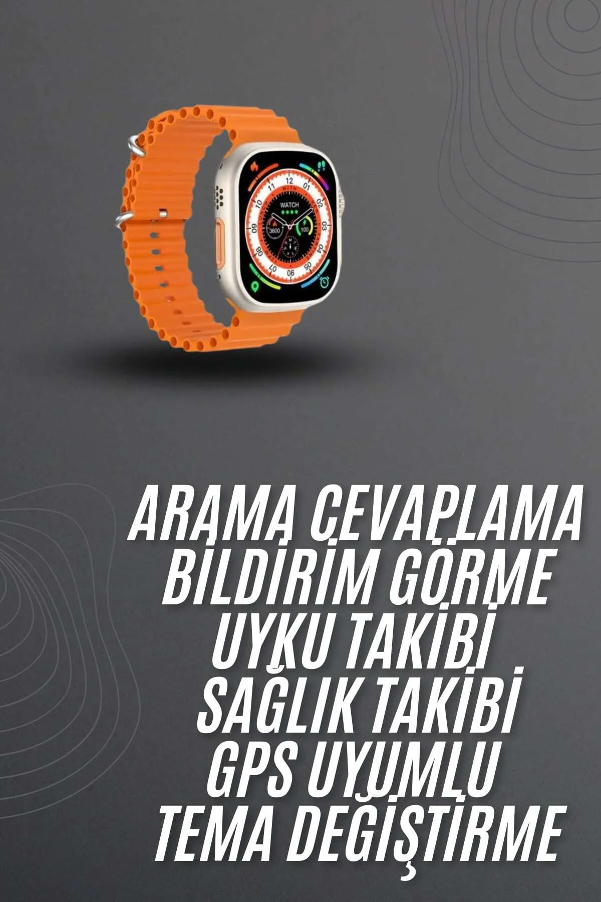 Akıllı Saat Arama Cevaplayan Bildirim Görme Yeni Nesil Bluetooth 