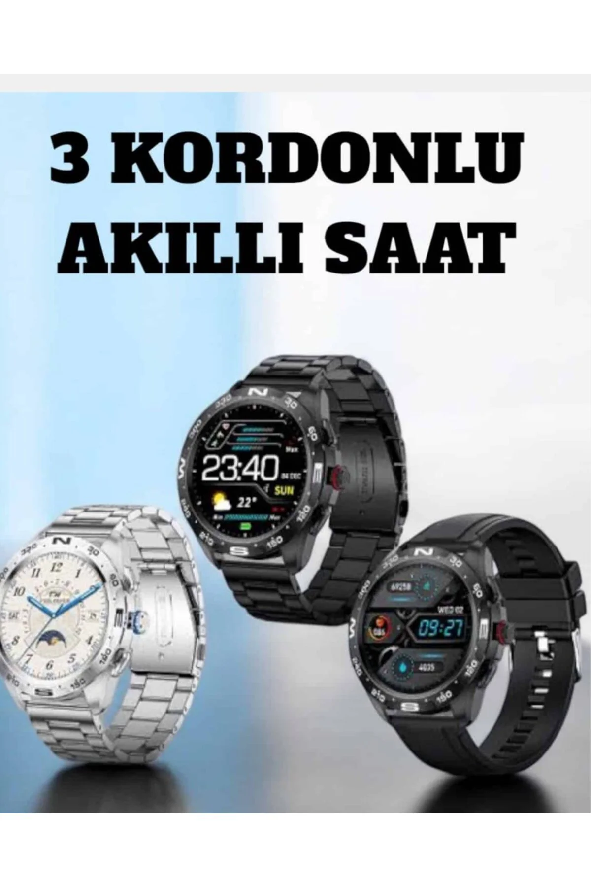 Akıllı Saat Arama Cevaplayan Titreşim Özelliğiyle Bildirim Görebilen