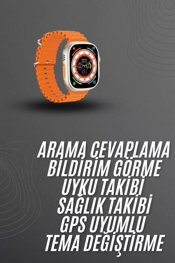Akıllı Saat Arama Cevaplayan Bildirim Görme Yeni Nesil Bluetooth Bağlantılı - Lisinya