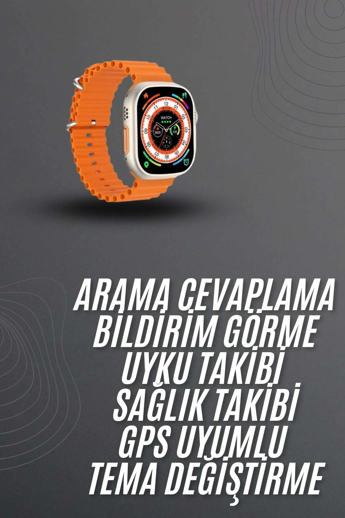 Akıllı Saat Arama Cevaplayan Bildirim Görme Yeni Nesil Bluetooth 