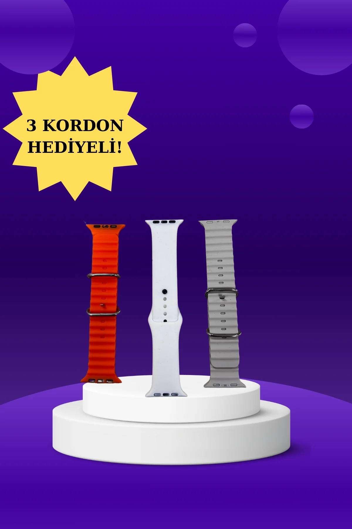 Akıllı Saat Arama Görüşme Bildirim Görme Uyku ve Sağlık Takibi Na