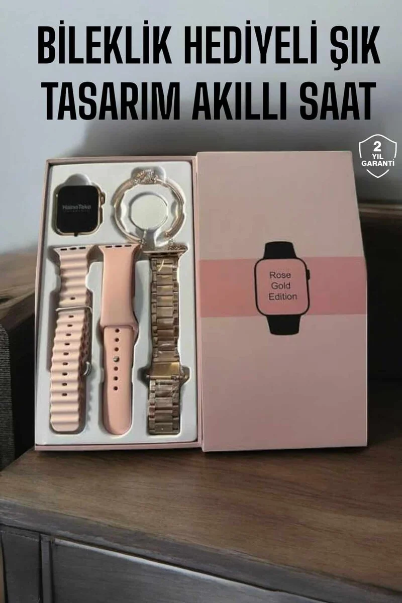 Akıllı Saat Bileklik Hediyeli - Uzun Pil Ömrü ve GPS Takibi