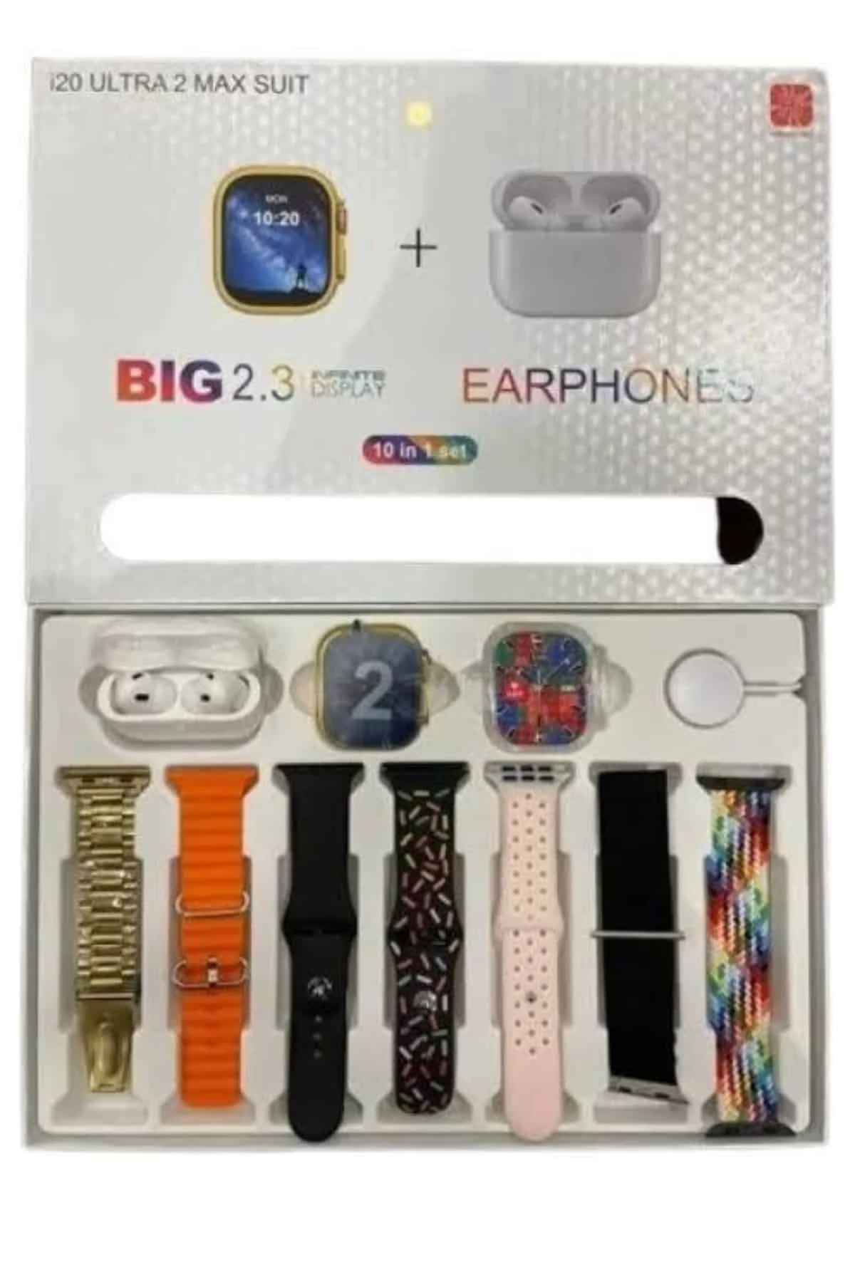 Akıllı Saat Bluetooth Kulaklık Hediyeli Bildirim Görme Sesli Görü