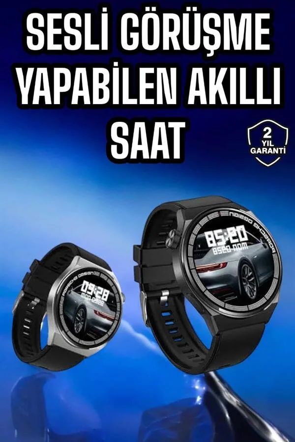 Akıllı Saat - Bluetooth 5.0, Değiştirilebilir Kordon, Türkçe Dil Desteği