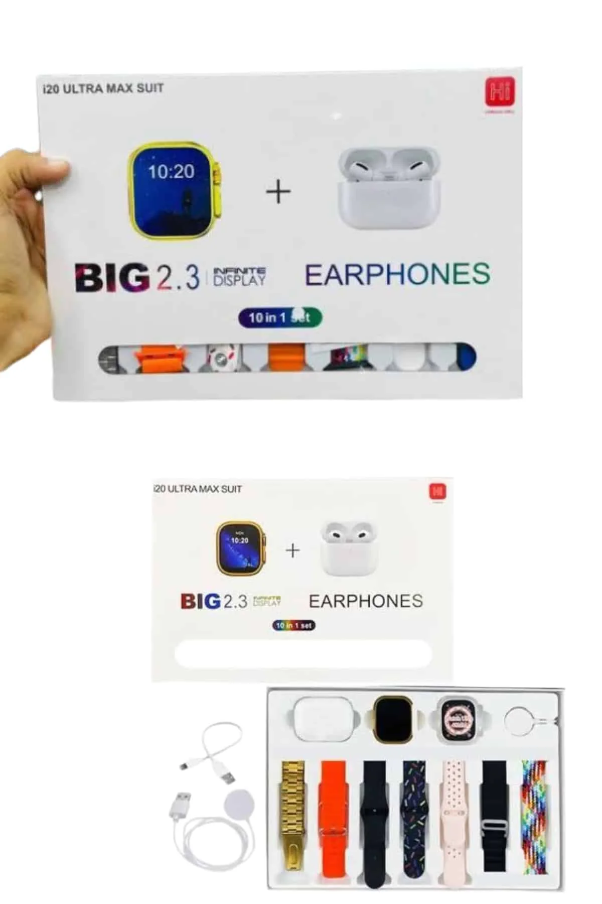 Akıllı Saat Bluetooth Kulaklık Hediyeli Bildirim Görme Sesli Görü
