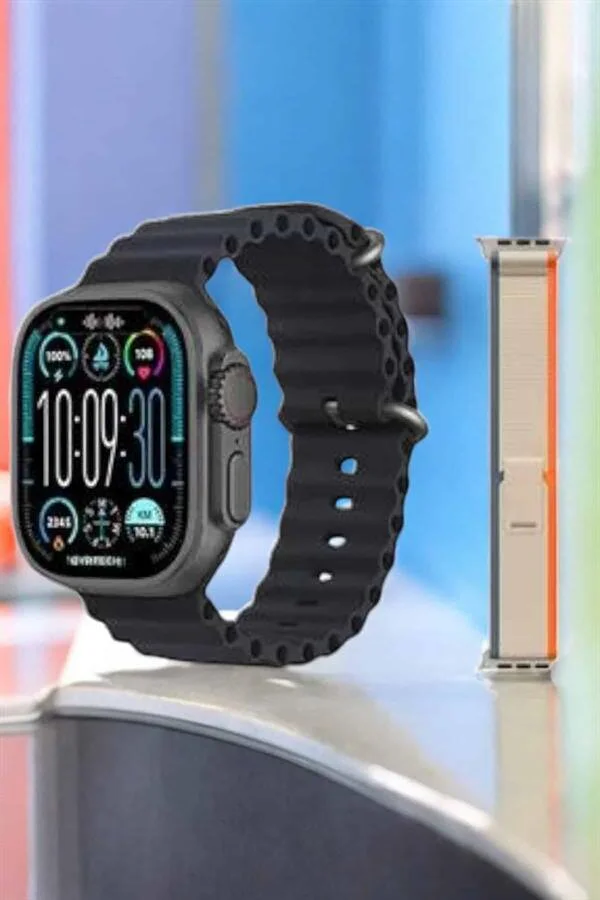 Akıllı Saat - Bluetooth Bağlantılı Arama Cevaplama, Şık Gümüş Kasa, Uzun Pil Ömrü