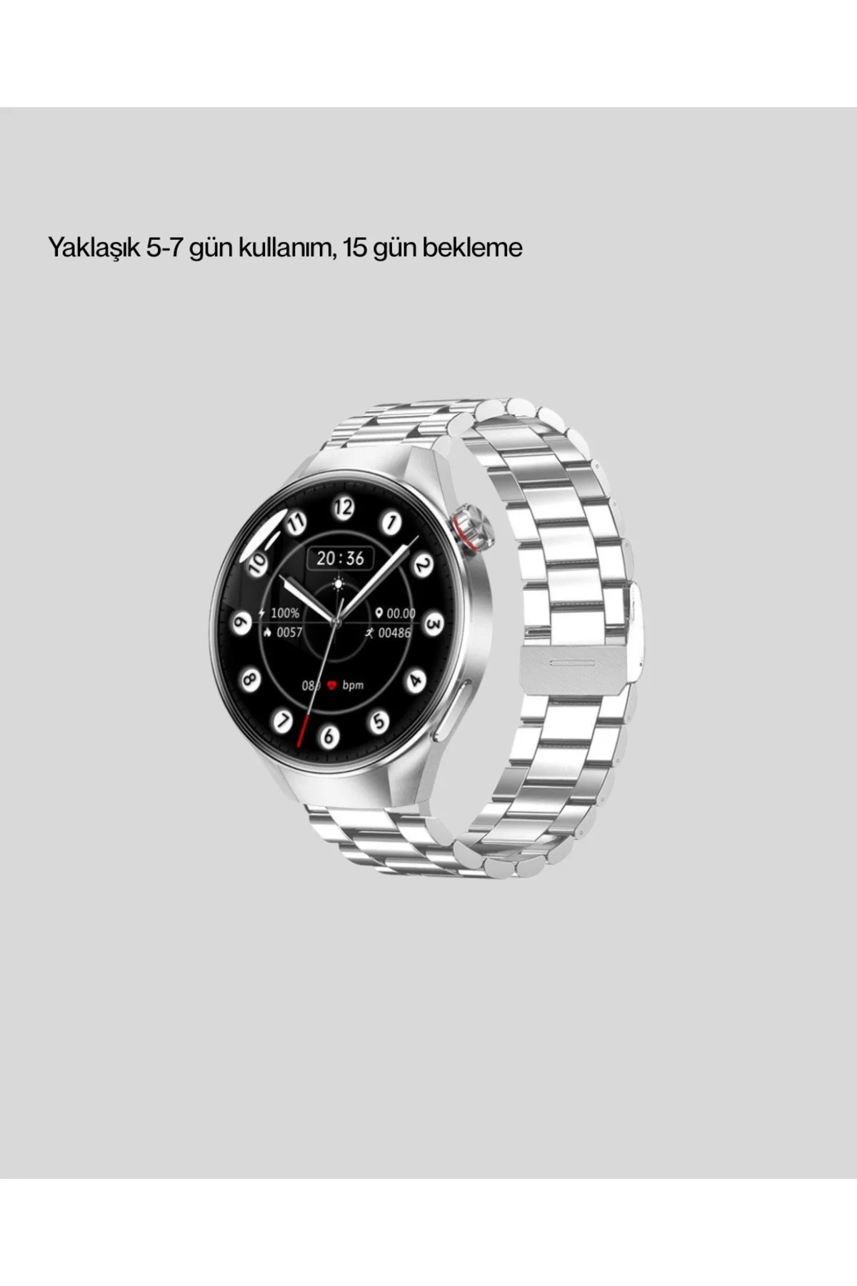 Akıllı Saat Bluetooth Görüşme Destekli – Spor, Sağlık ve Bildirim