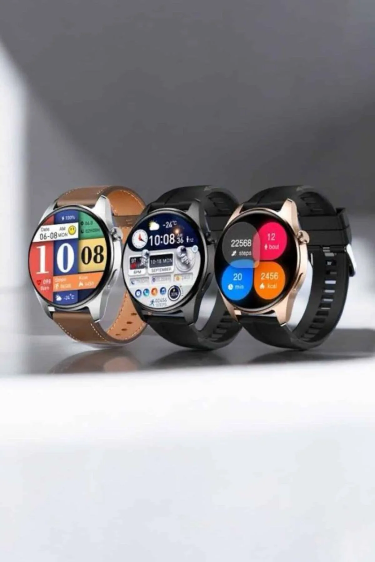 Akıllı Saat Bluetooth Bağlantılı Amoled Ekran Uyku ve Sağlık Takibi