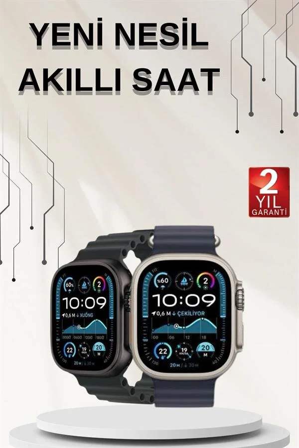 Akıllı Saat - Bluetooth Sesli Görüşme, GPS ve Müzik Kontrolü