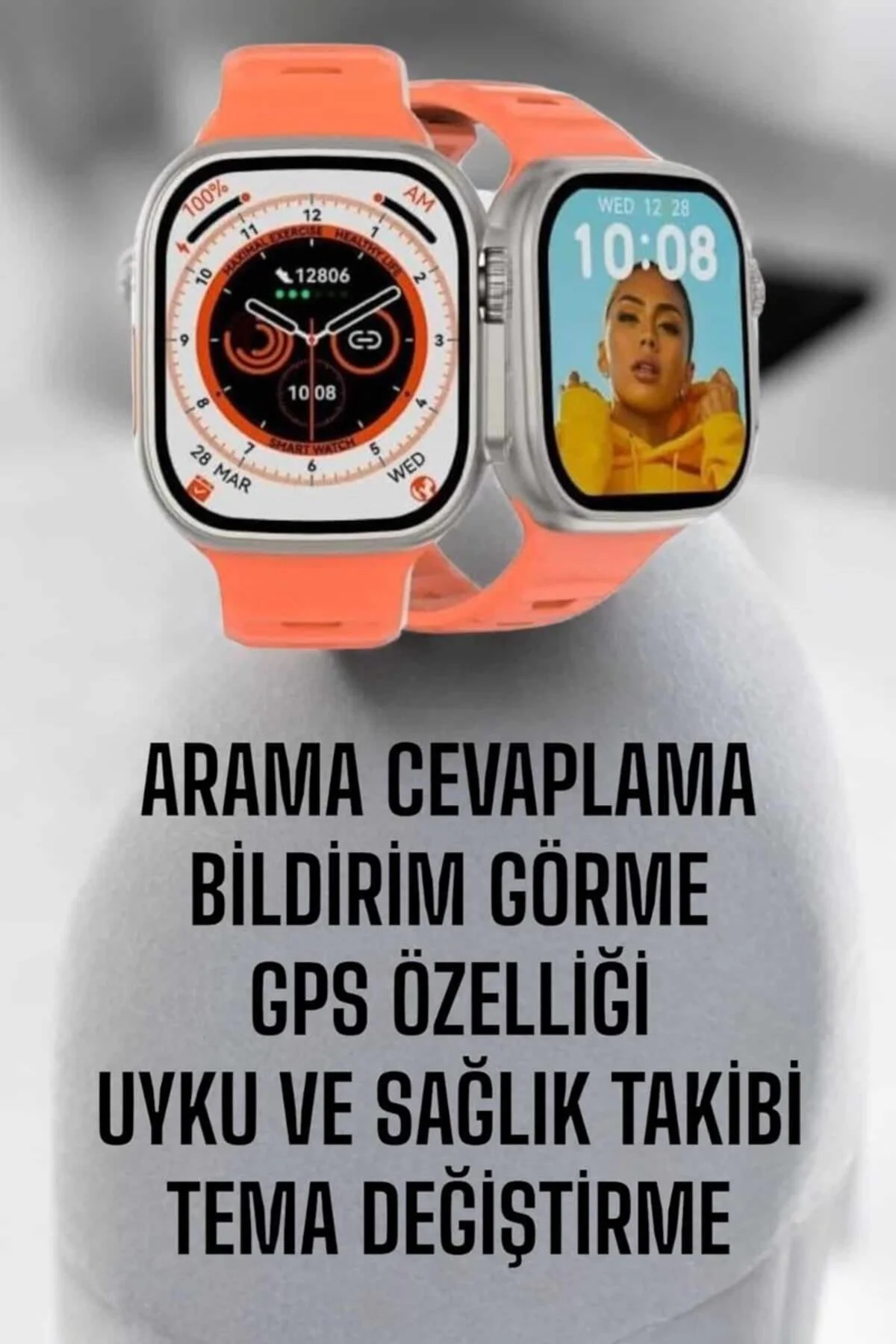 Akıllı Saat Bluetooth Kulaklık Adımsayar Sağlık Takibi Çağrı Ceva Akıllı Saat Bluetooth Kulaklık Adımsayar Sağlık Takibi Çağrı Ceva