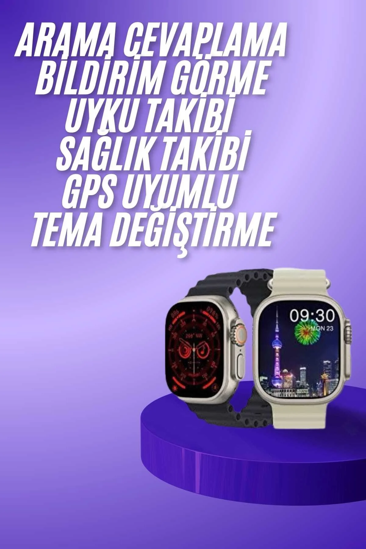 Akıllı Saat Bluetooth Bağlantılı Uyku ve Sağlık Takibi Akıllı Saat Bluetooth Bağlantılı Uyku ve Sağlık Takibi - Görsel 2