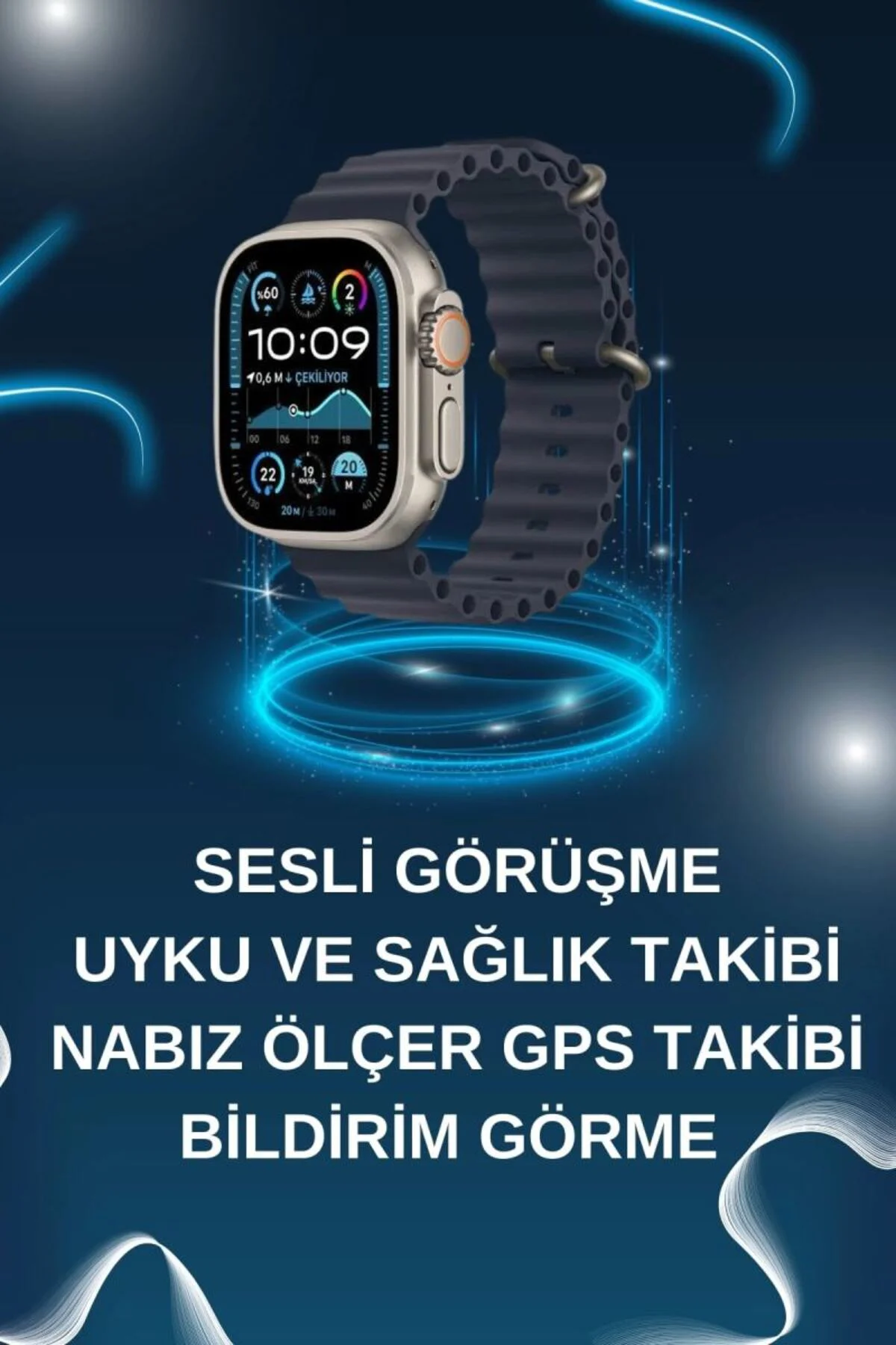 Akıllı Saat Bluetooth Bağlantılı Nfc Ve Gps Uyumlu Nabız Ölçer Se