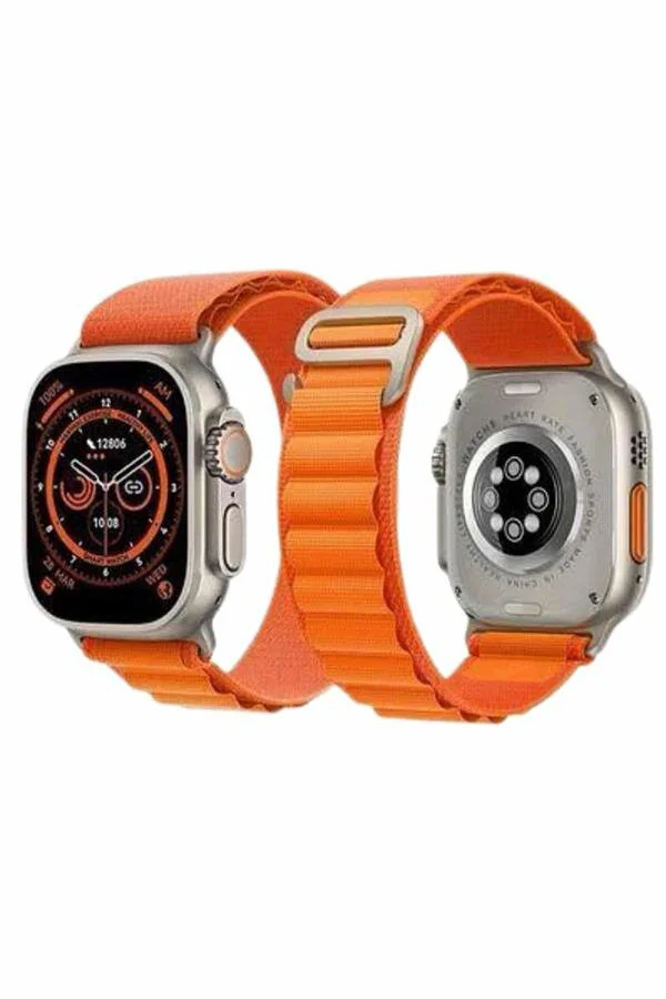Akıllı Saat Bluetooth Bağlantılı Amoled Ekran 49 MM Kordon ve Kayış
