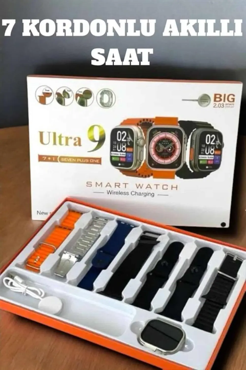 Akıllı Saat Bluetooth Bağlantılı 2.09 İnç HD Ekran ve Çok Yönlü S