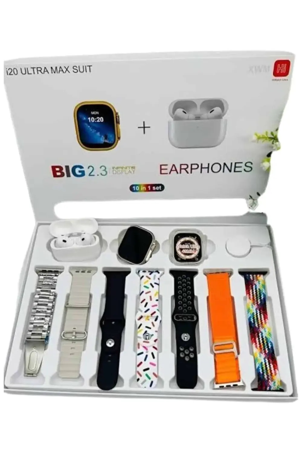 Akıllı Saat Bluetooth Kulaklık Adımsayar Sağlık Takibi Çağrı Ceva