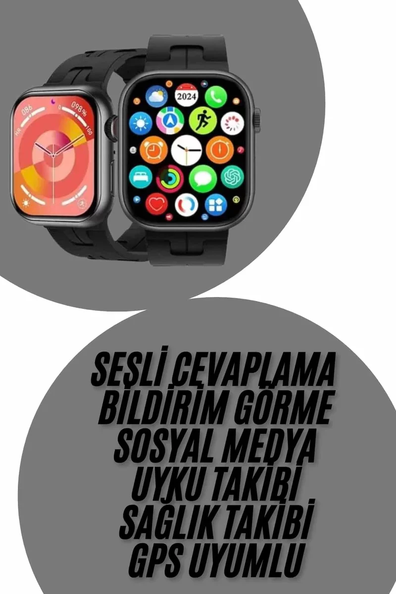 Akıllı Saat Çağrı Cevaplama ve Bildirimler - Kablo Takılı Saat Modelleri