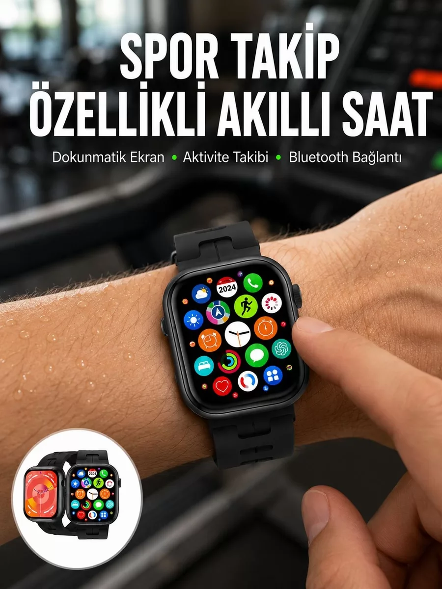 Akıllı Saat Çağrı Cevaplama ve Bildirimler - Kablo Takılı Saat Modelleri