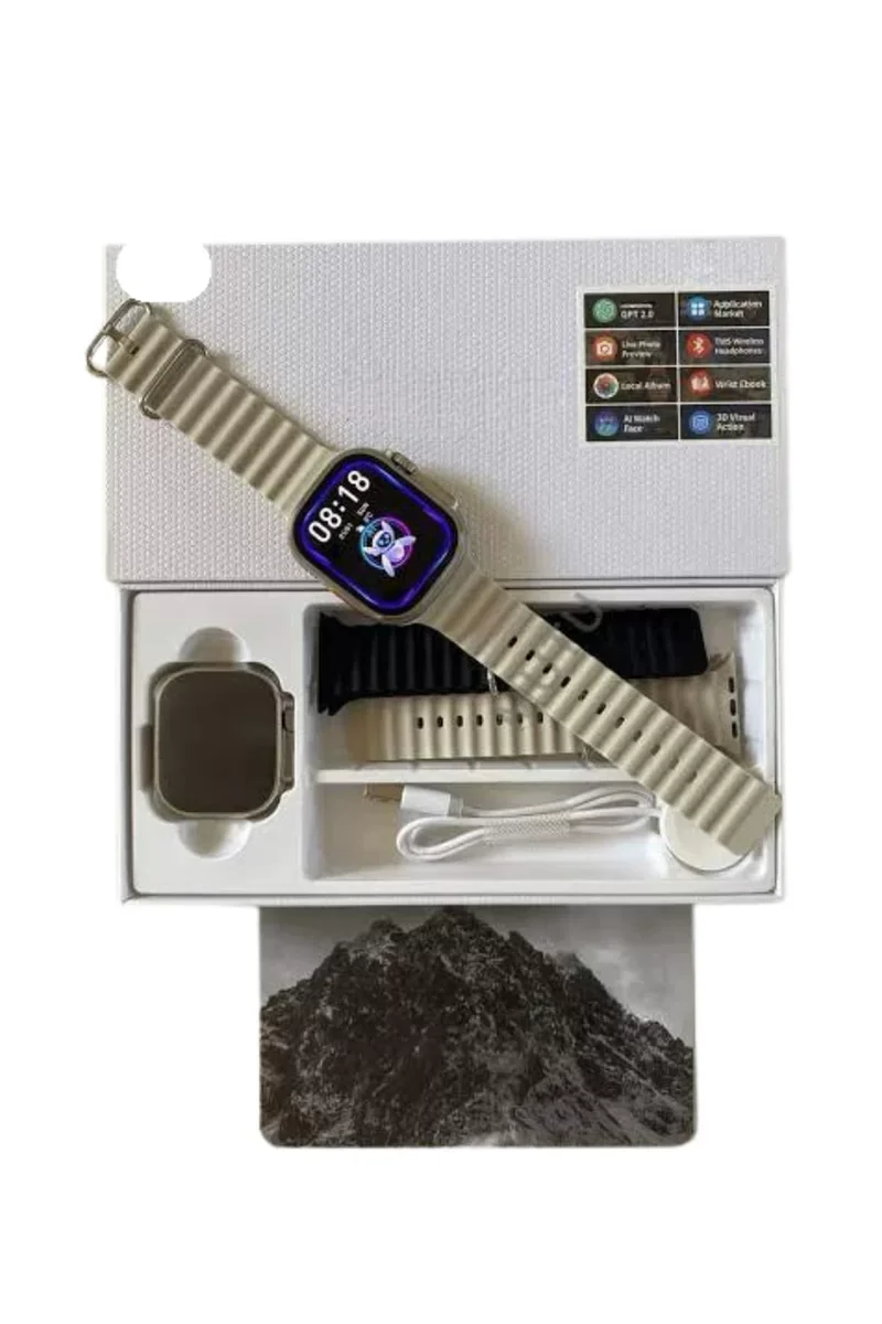 Akıllı Saat Çok Fonksiyonlu Unisex Sosyal Medya Bildirimli Bluetooth Yeni Nesil