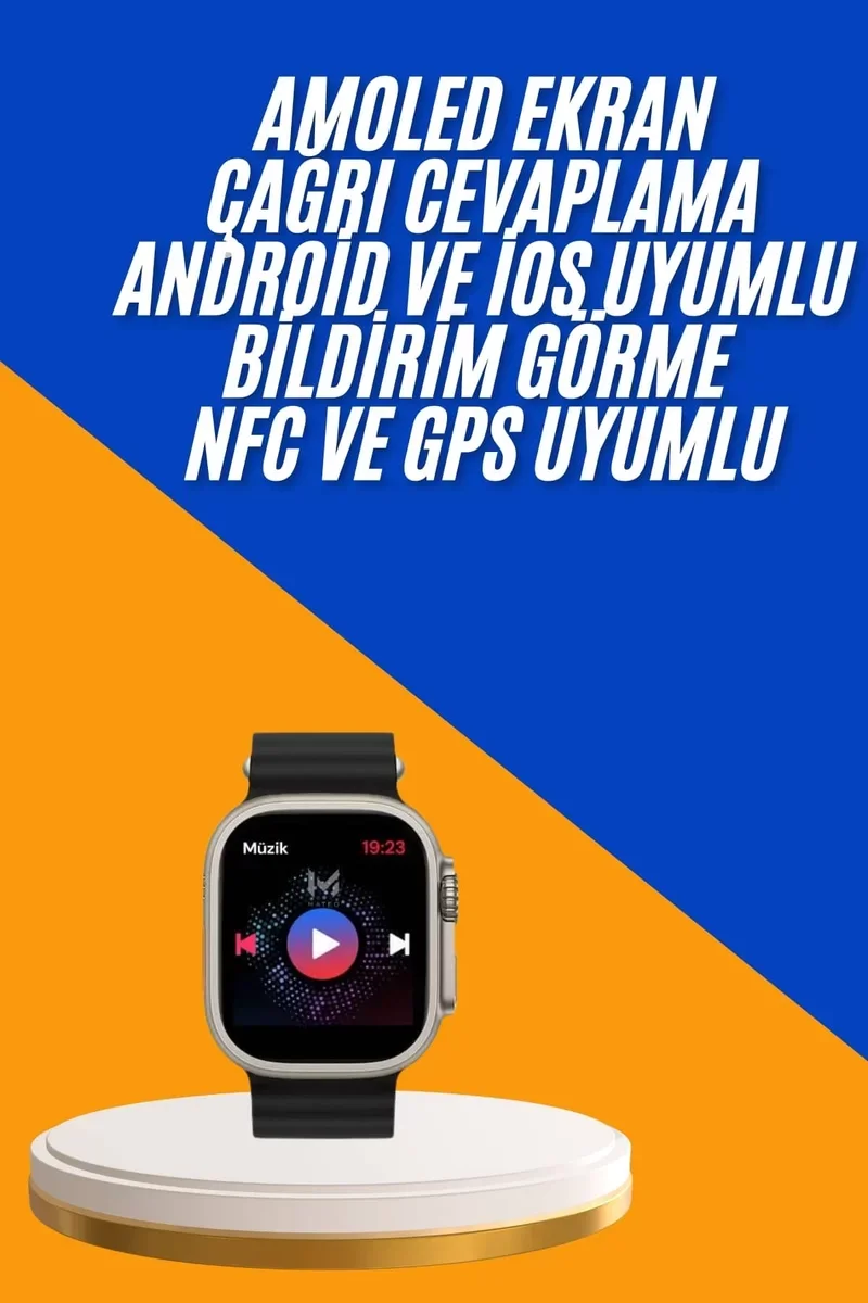 Akıllı Saat Çok Fonksiyonlu Unisex Sosyal Medya Bildirimli Bluetooth Yeni Nesil