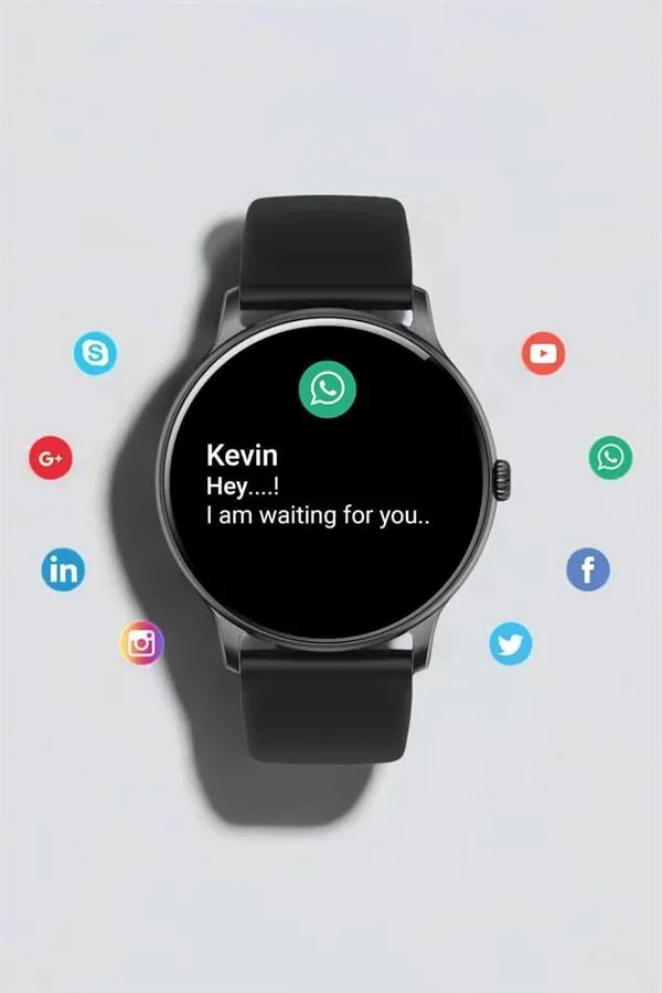 Akıllı Saat Çok Fonksiyonlu Sesli Görüşme NFC Uyumlu Amoled Ekran - Lisinya