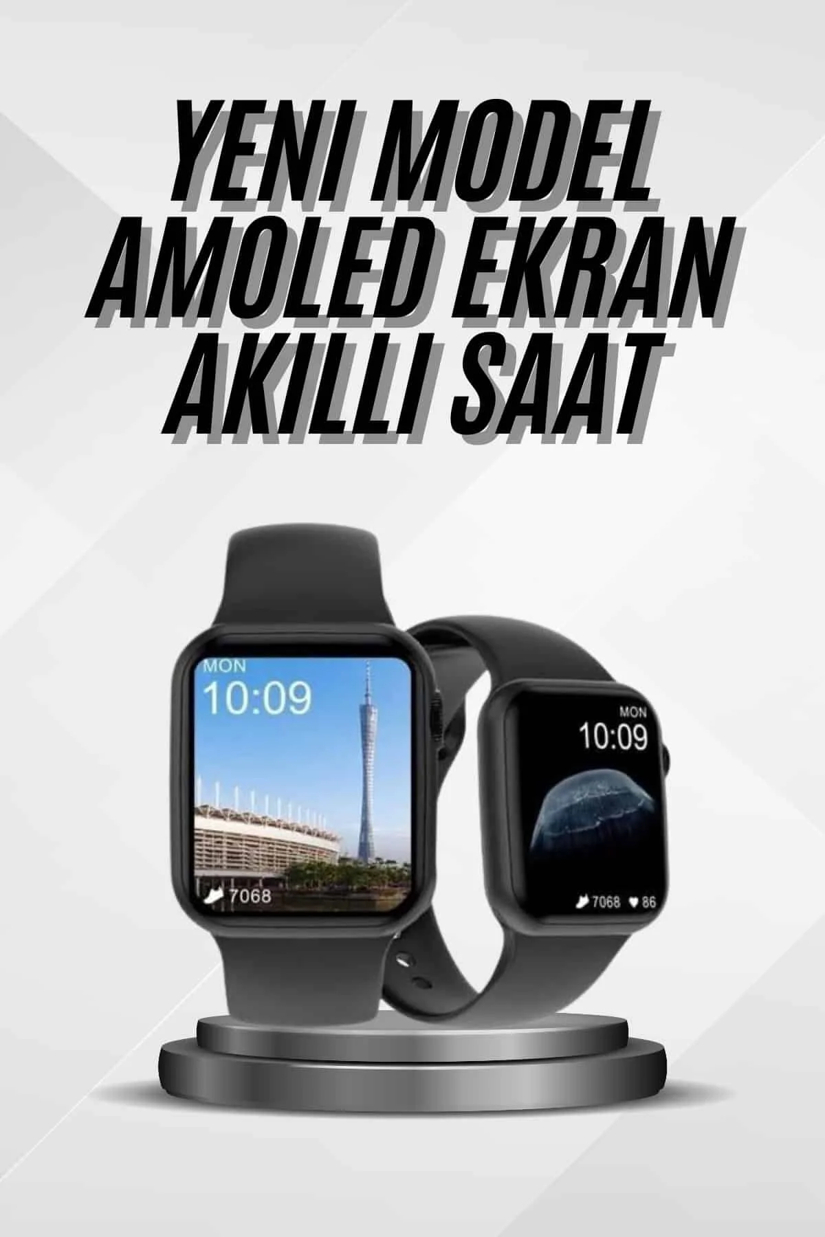 Akıllı Saat Çok Fonksiyonlu Uyku Takibi Adımsayar Nabız Ölçer Ara