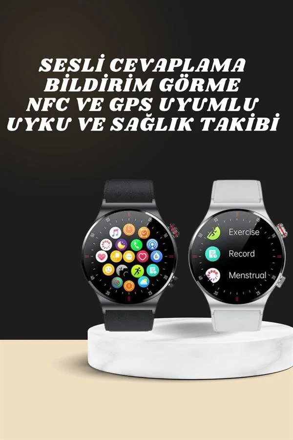 Akıllı Saat: Çoklu Kordon Seçeneği, Amoled Ekran ve 7/24 Sağlık Takibi