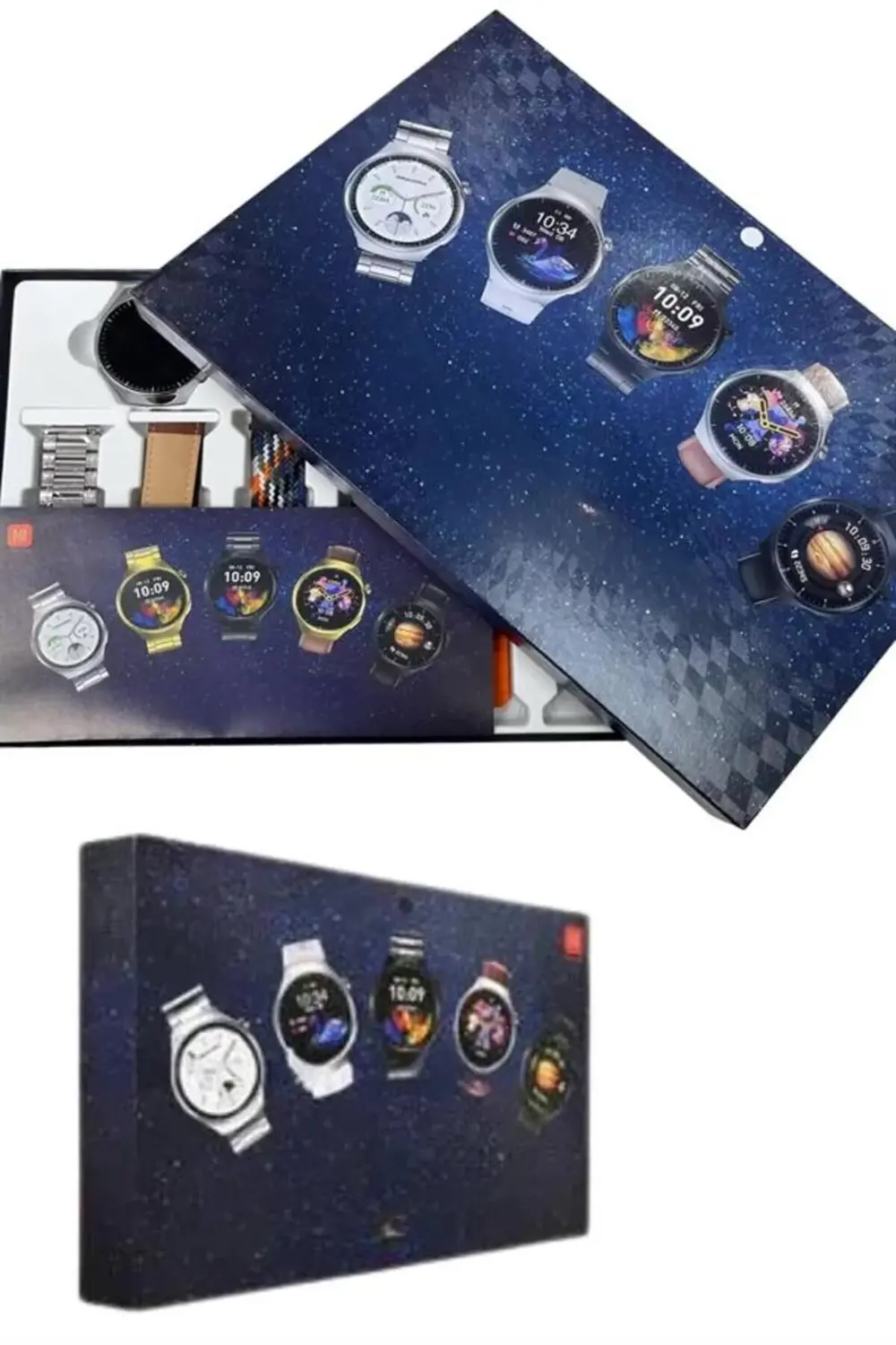 Akıllı Saat Çoklu Kordon Seçenekli Dokunmatik Ekran Nabız Sensörl