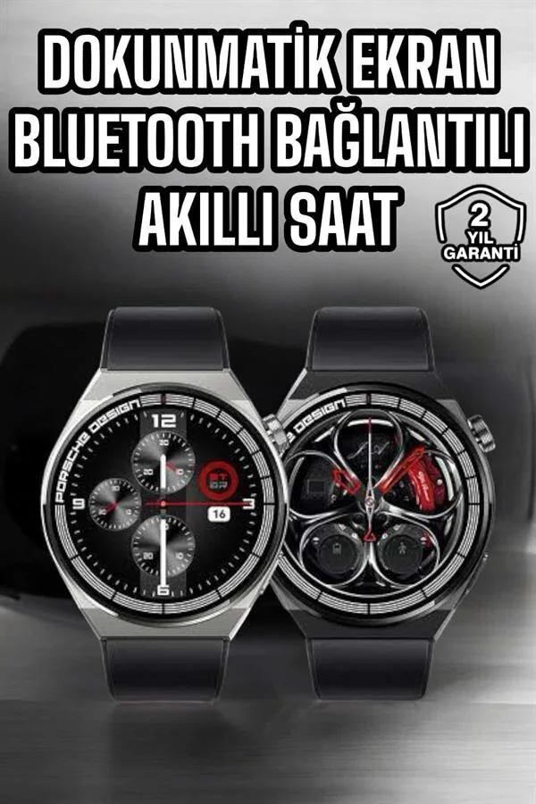 Akıllı Saat - Dokunmatik Ekran, Sesli Görüşme, Sağlık Takibi ve 100 Spor Modu