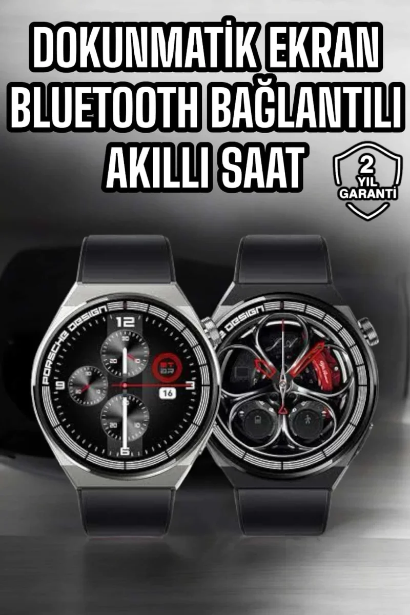 Akıllı Saat Dokunmatik Ekran Sesli Görüşme ve Bildirim Görme Sağl