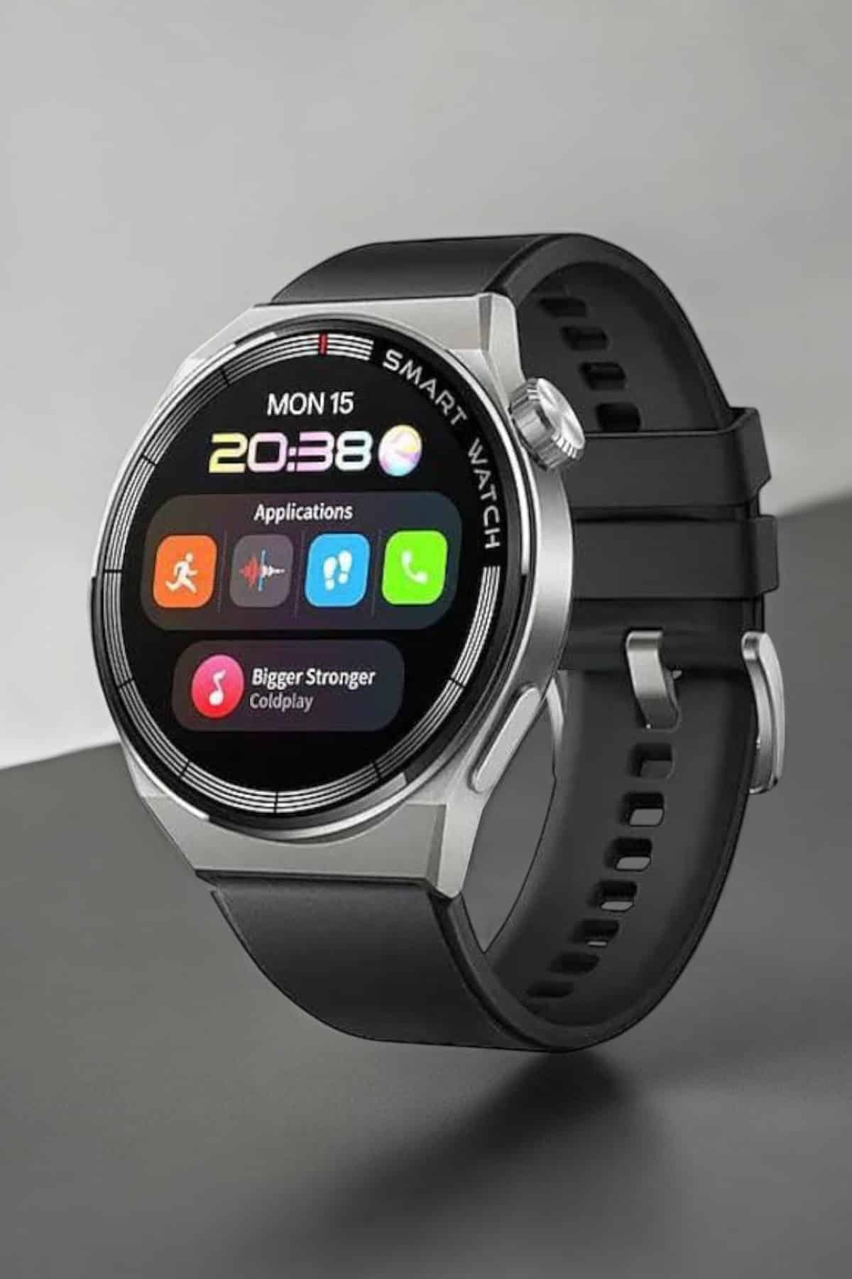 Akıllı Saat GPS VE NFC Özelliği Sesli Görüşme Dokunmstik Ekran - 