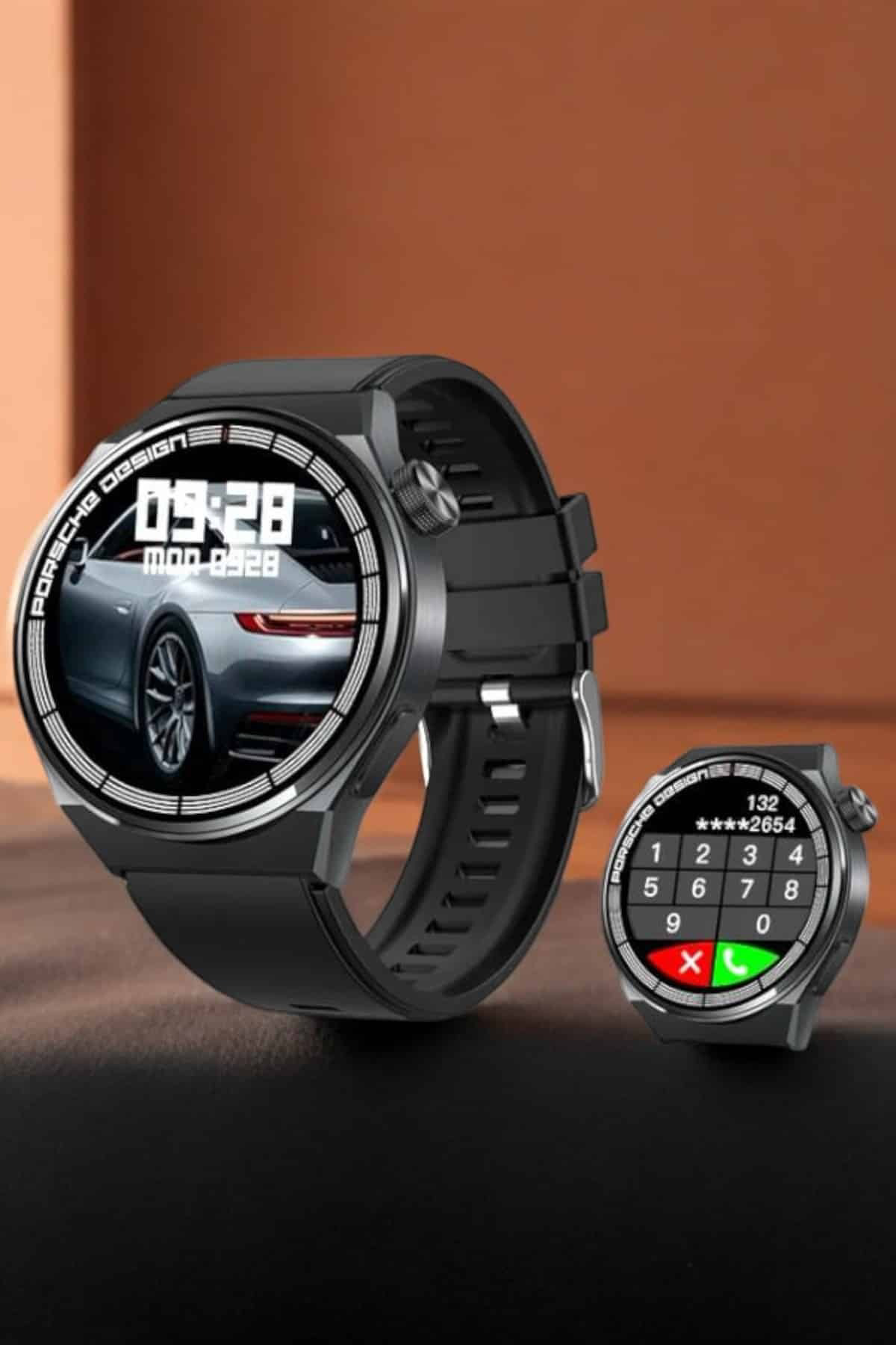 Akıllı Saat GPS VE NFC Özelliği Sesli Görüşme Dokunmstik Ekran - 