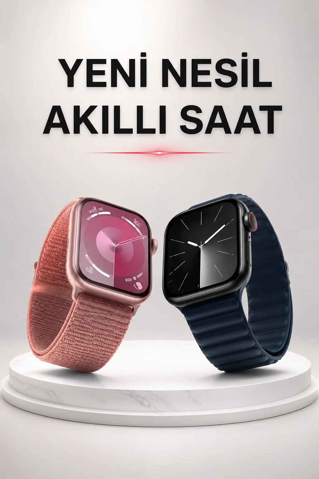 Akıllı Saat İos Andorid Destekli Arama Özeliği Sensörlü Bluetooth Bağlantılı