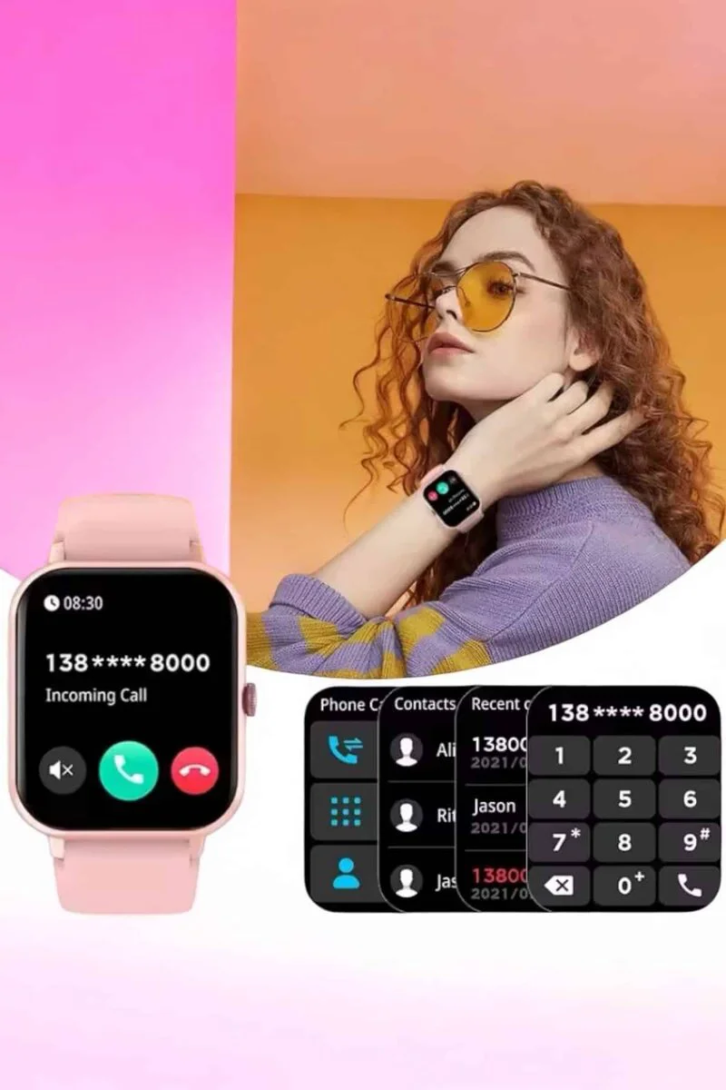 Akıllı Saat - iOS ve Android Uyumlu Şık Çok Fonksiyonlu