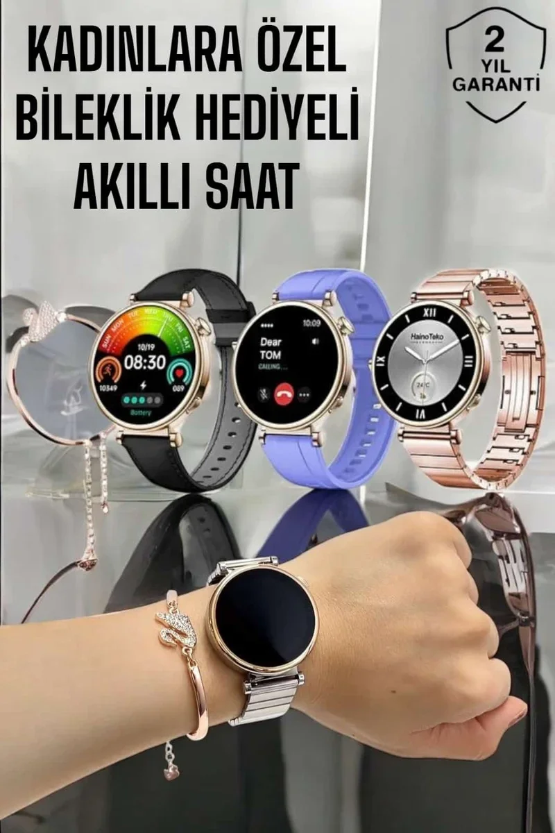 Akıllı Saat Kadınlara Özel Arama Cevaplayan Bluetooth Bağlantılı Akıllı Saat Kadınlara Özel Arama Cevaplayan Bluetooth Bağlantılı