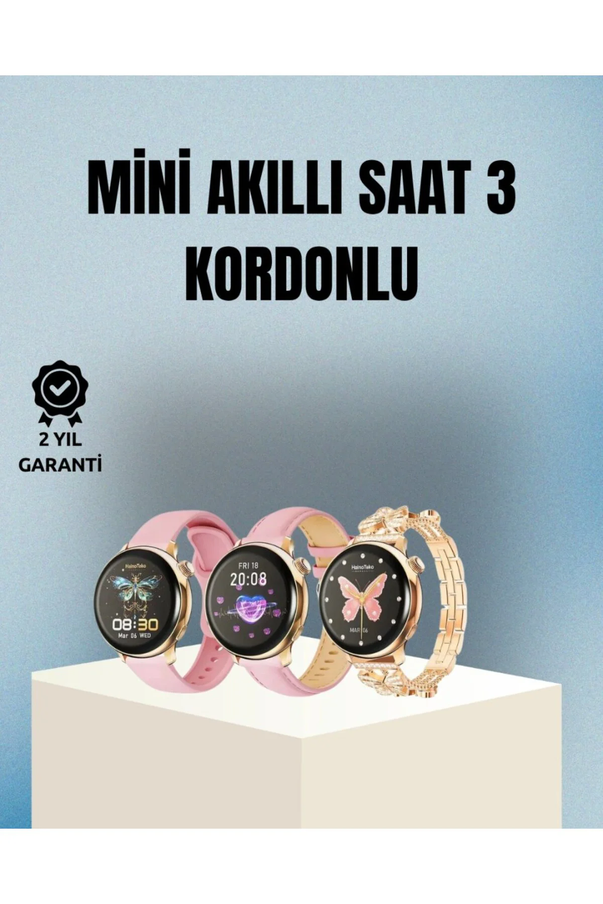Akıllı Saat – Kalp Atış Takipli, Spor Modlu, Uzun Pil Ömürlü