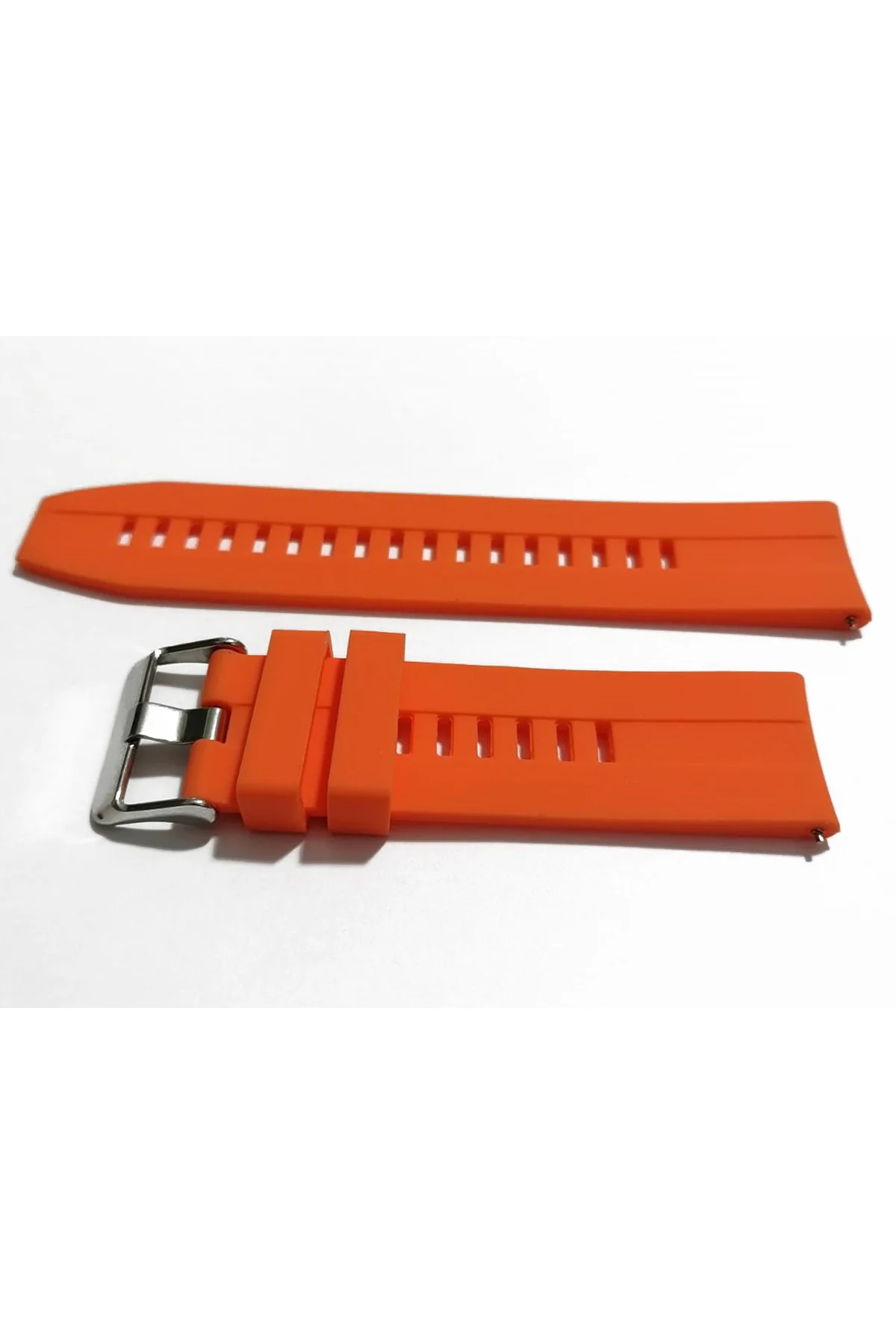 Akıllı Saat Kordonu  Akıllı Pimli  Silikon   20  mm  (75 ) Oranj 