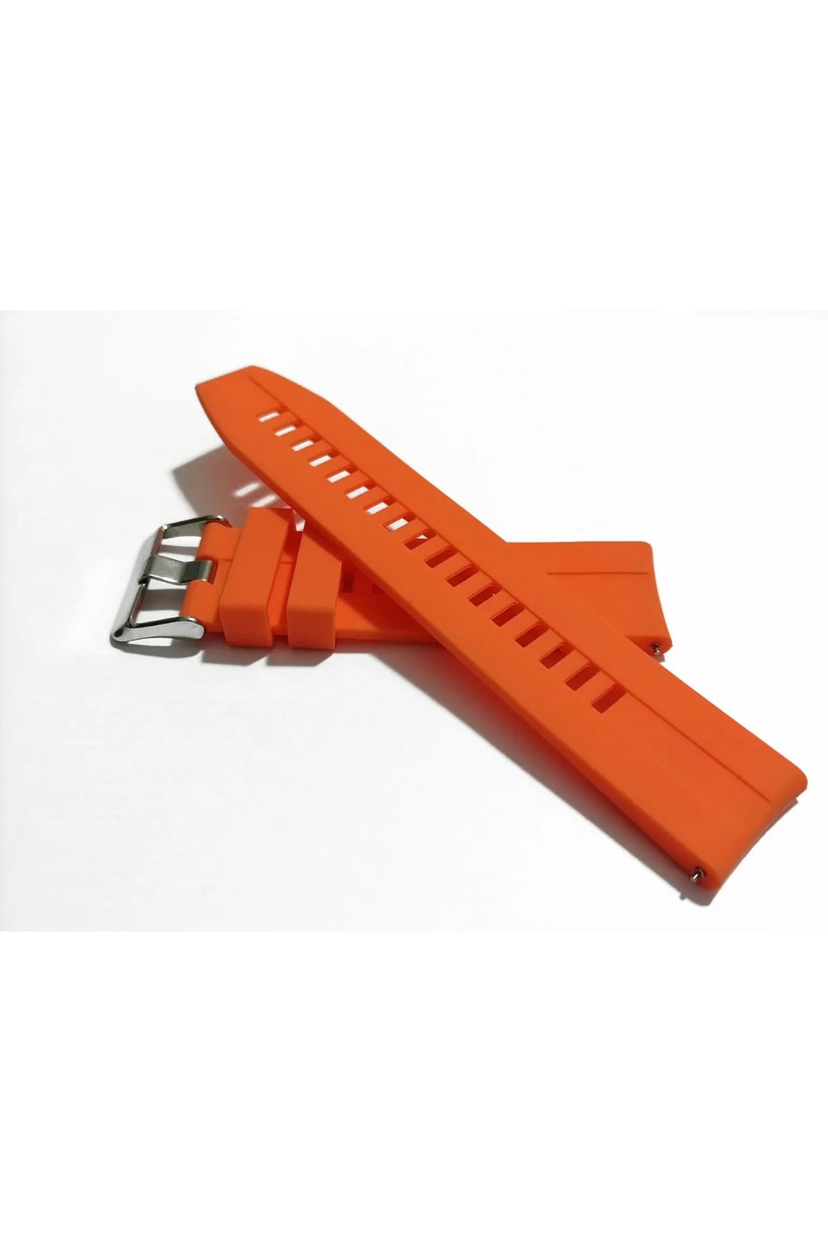 Akıllı Saat Kordonu  Akıllı Pimli  Silikon   22  mm  (74 ) Oranj 